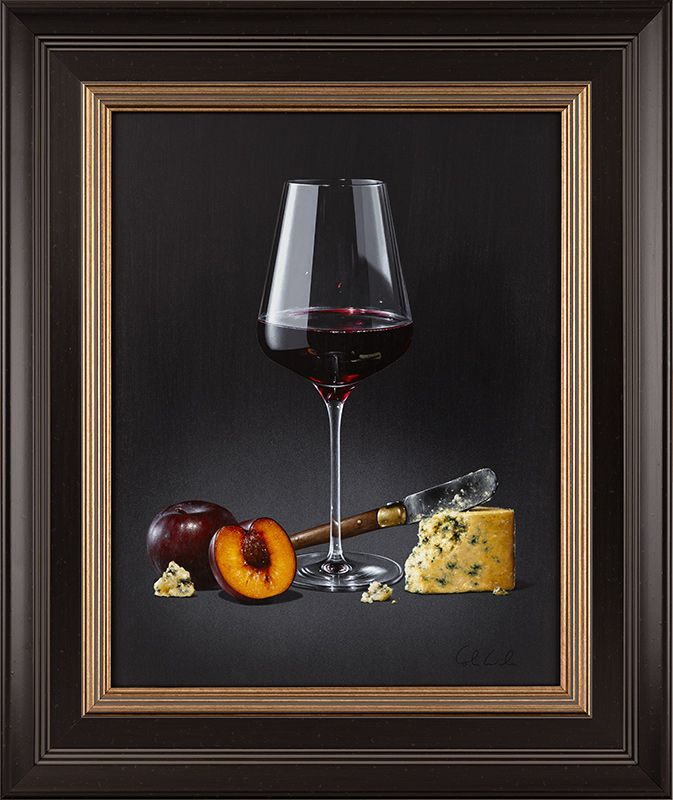 Colin Wilson, Original acrylic painting on board, Autumn Claret