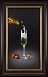 Colin Wilson, Original acrylic painting on board, A Moment Uncorked