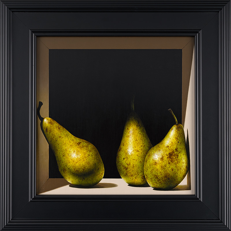 Colin Wilson, Original acrylic painting on board, Three in Shadow