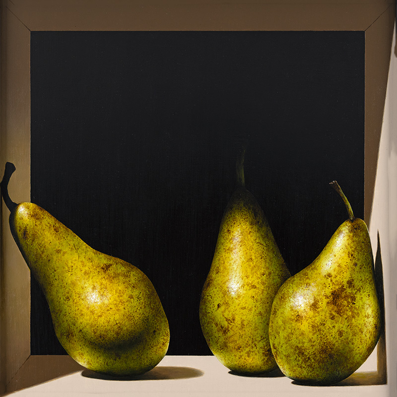 Colin Wilson, Original acrylic painting on board, Three in Shadow