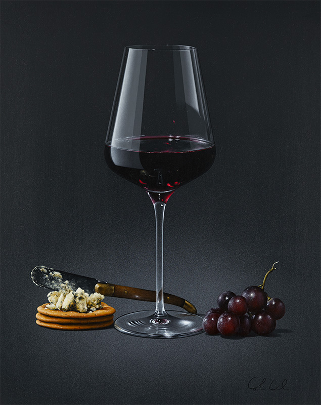 Colin Wilson, Original acrylic painting on board, An Acquired Taste