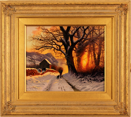 Daniel Van Der Putten, Original oil painting on panel, Swindale Lane, Cumbria