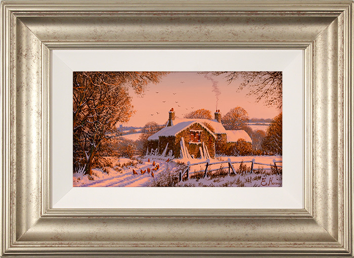 Edward Hersey, Original oil painting on panel, The Golden Hour