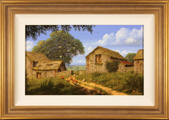 Edward Hersey, Original oil painting on canvas, Hill Top Farm, click to enlarge