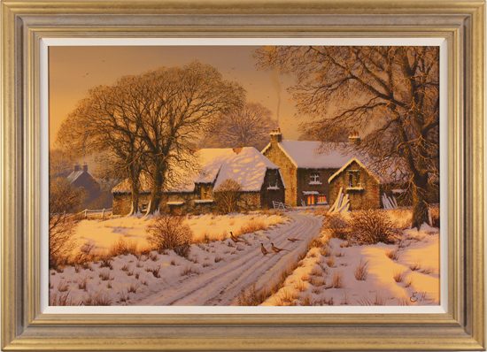 Edward Hersey, Original oil painting on canvas, Home At Last, click to enlarge