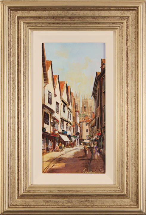 Gordon Lees, Original oil painting on panel, Low Petergate, click to enlarge