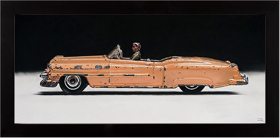 Ian Rawling, PS, Pastel, Cadillac Eldorado