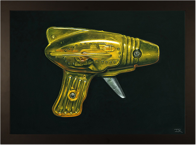 Ian Rawling, PS, Pastel, Yellow Space Laser