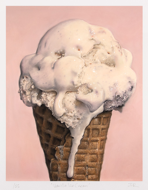 Ian Rawling, PS, Signed limited edition print, Vanilla Ice Cream