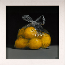 Ian Rawling, PS, Pastel, Lemons in Bag II