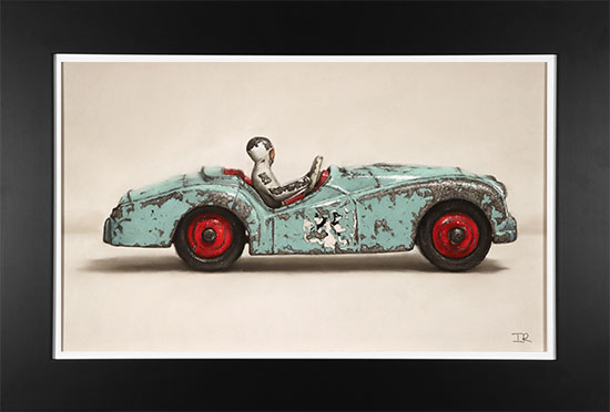 Ian Rawling, Pastel, Triumph TR2, click to enlarge