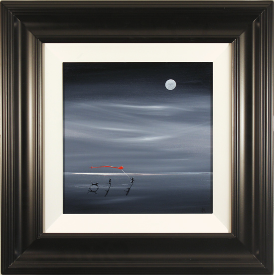 Jay Nottingham, Original oil painting on panel, Moonlight Games, click to enlarge