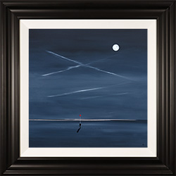 Jay Nottingham, Original oil painting on panel, Moonlight Kiss