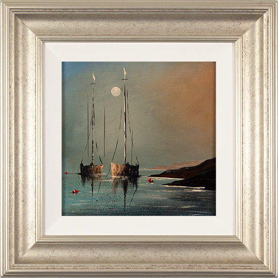 Jay Nottingham, Original oil painting on panel, Moonrise, click to enlarge