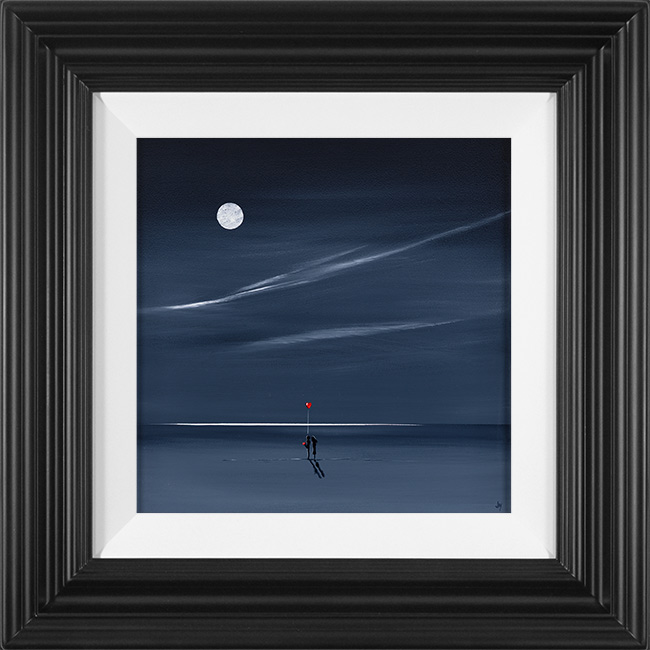 Jay Nottingham, Original oil painting on panel, Moonlight Suprise