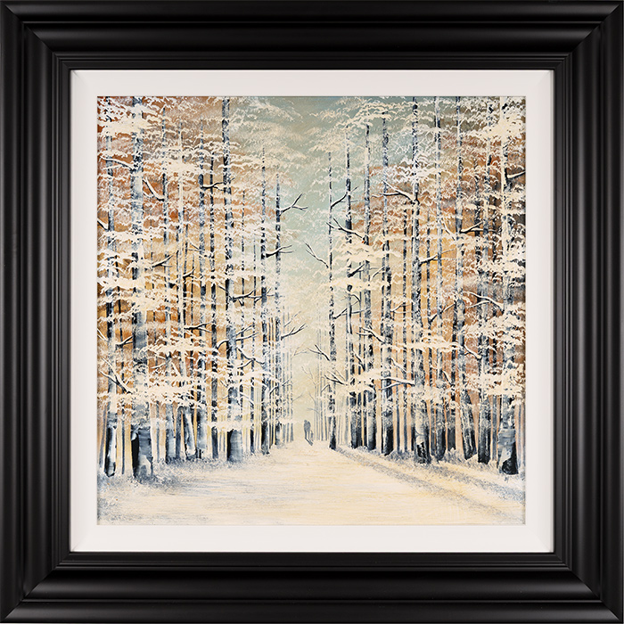 Jay Nottingham, Original oil painting on panel, Wonders of a Winter Wood