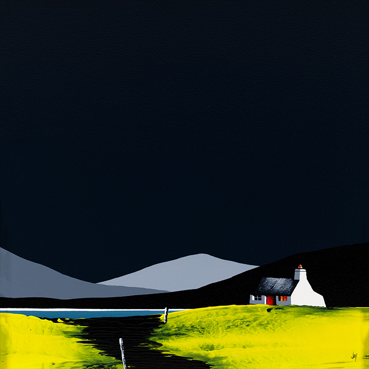 Jay Nottingham, Original oil painting on panel, Sandy Cottage