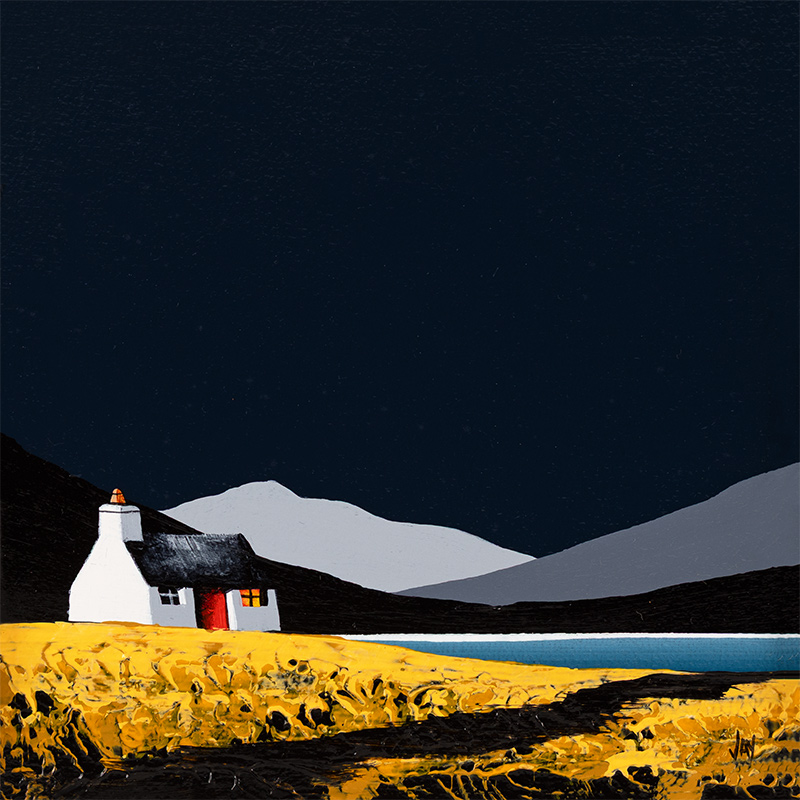 Jay Nottingham, Original oil painting on panel, Hidden Hideaway