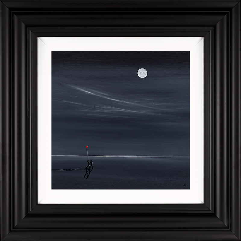 Jay Nottingham, Original oil painting on panel, Midnight Stroll