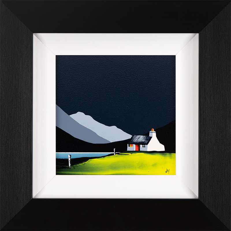 Jay Nottingham, Original oil painting on panel, Secluded Moorings