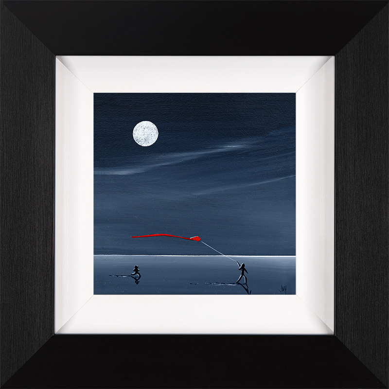 Jay Nottingham, Original oil painting on panel, Kite Running