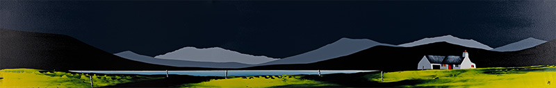 Jay Nottingham, Original oil painting on panel, Fisherman's Cottage