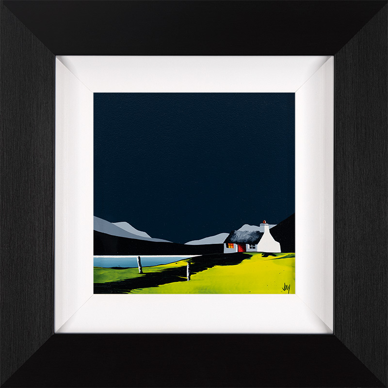 Jay Nottingham, Original oil painting on panel, Emerald Cottage