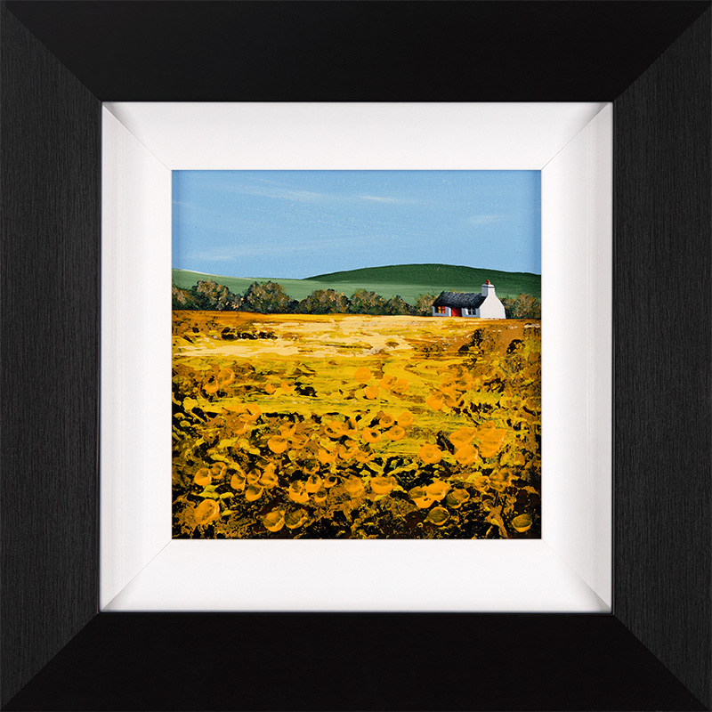 Jay Nottingham, Original oil painting on panel, Cornfield Cottage