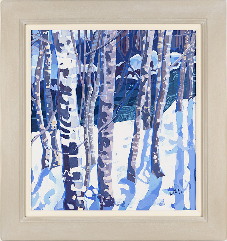 Jennifer Irvine, RGI RSW, Watercolour, Winter Landscape, French Alps