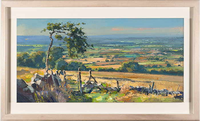 Julian Mason, Original oil painting on canvas, Light Breeze, Mow Cop