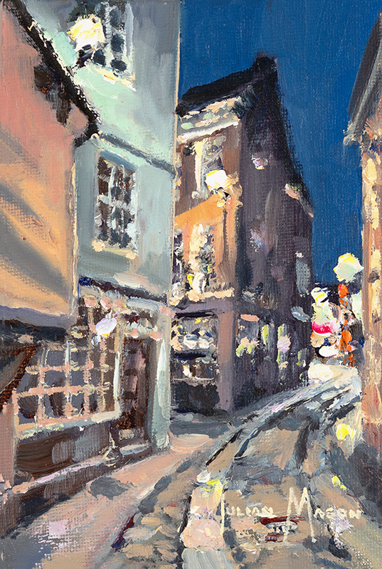 Julian Mason, Original oil painting on canvas, The Shambles