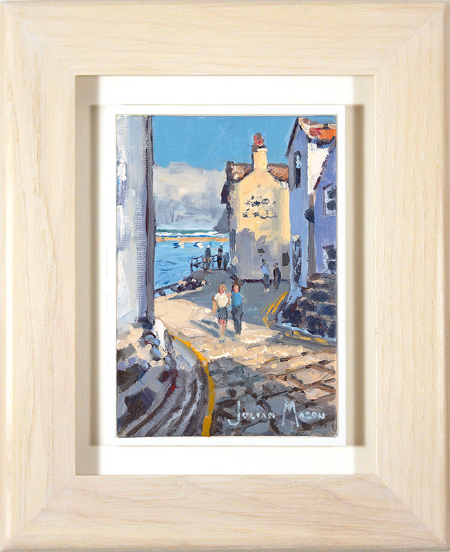 Julian Mason, Original oil painting on canvas, The Cod and Lobster, Staithes