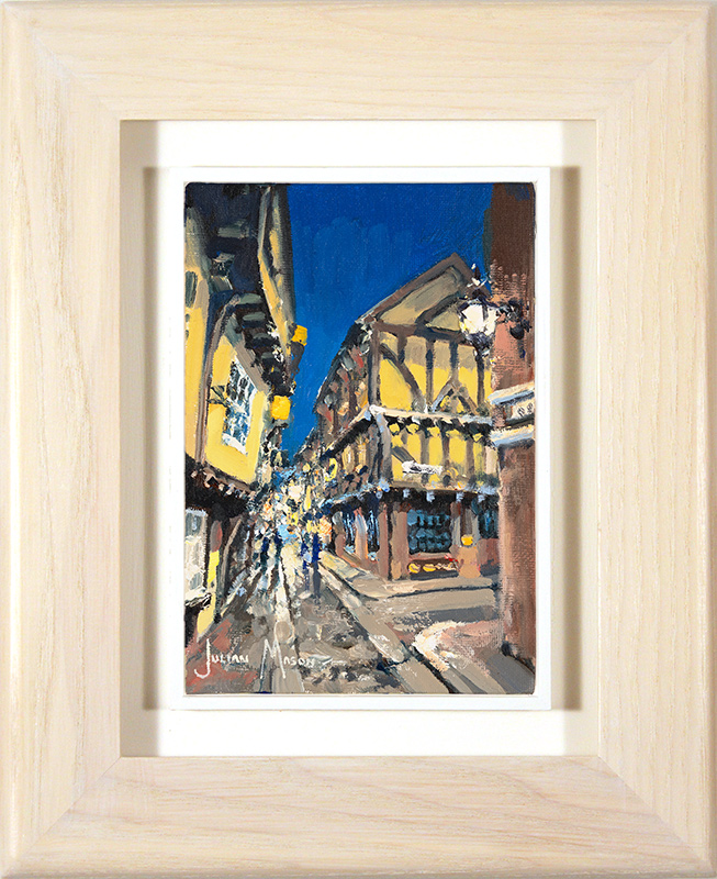 Julian Mason, Original oil painting on canvas, Newgate off Kings Square