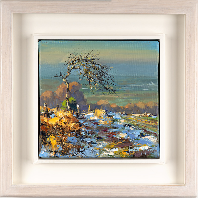 Julian Mason, Original oil painting on canvas, First and Last Snow