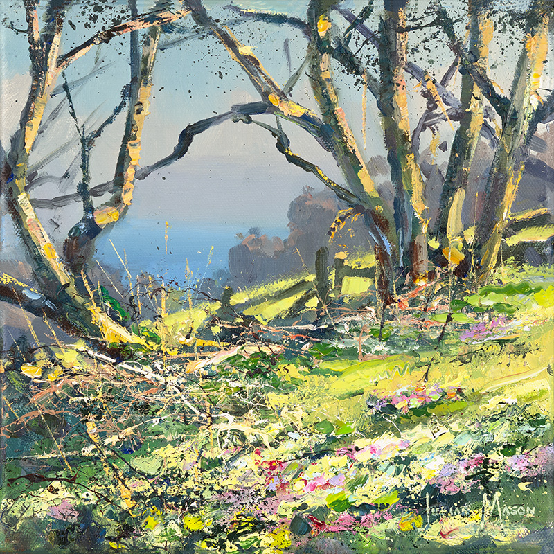 Julian Mason, Original oil painting on canvas, Atlantic Primroses