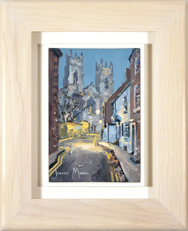 Julian Mason, Original oil painting on panel, Patience House, Precentors Court