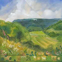 Kate Lycett, Signed limited edition print, Summer at Kilburn