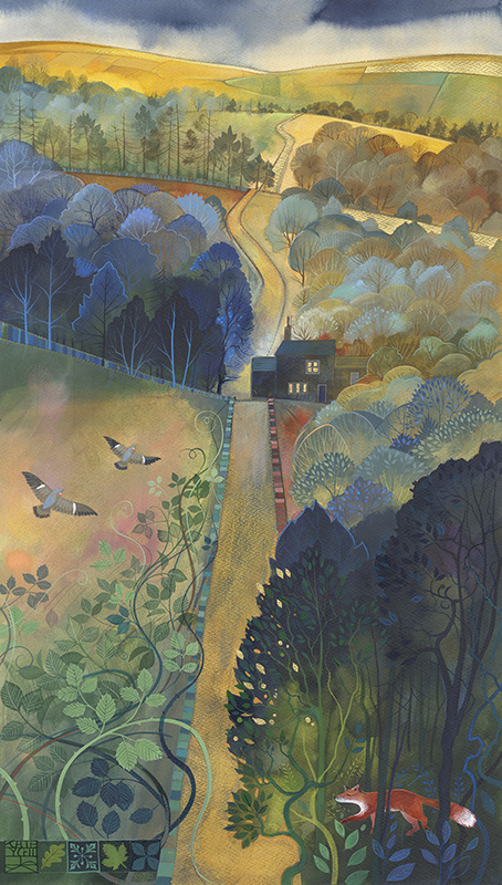 Kate Lycett, Signed limited edition print, Mr Fox