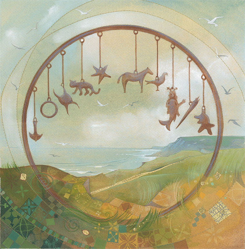 Kate Lycett, Signed limited edition print, The Charm Bracelet