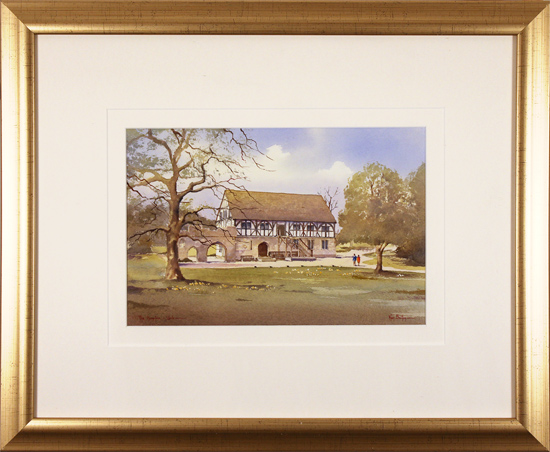 Ken Burton, Watercolour, The Hospitium, York, click to enlarge