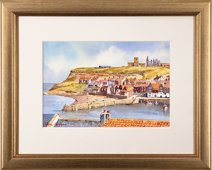 Ken Burton, Watercolour, Whitby, Yorkshire