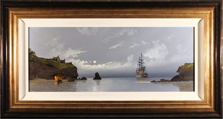 Les Spence, Original oil painting on canvas, Smuggler's Cove, click to enlarge