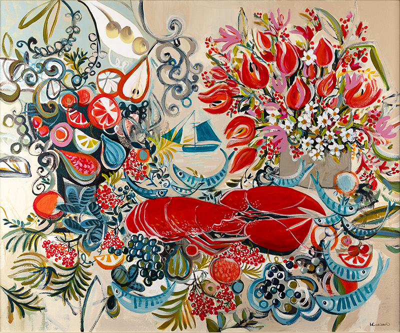 Marissa Weatherhead, Original acrylic painting on canvas, Maritime Memory