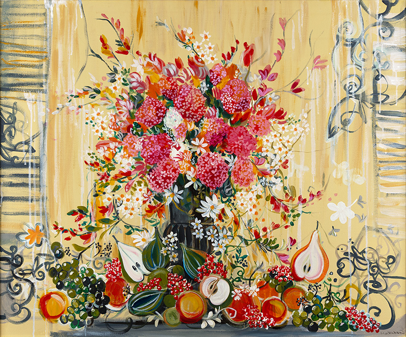 Marissa Weatherhead, Original acrylic painting on canvas, Golden Light