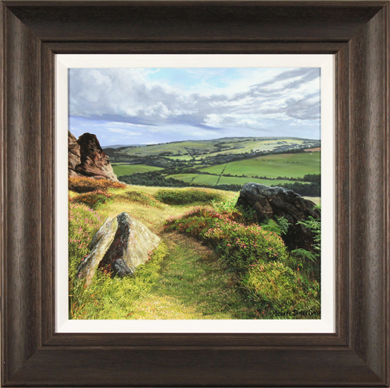 Michael James Smith, Original oil painting on panel, Summer View, click to enlarge