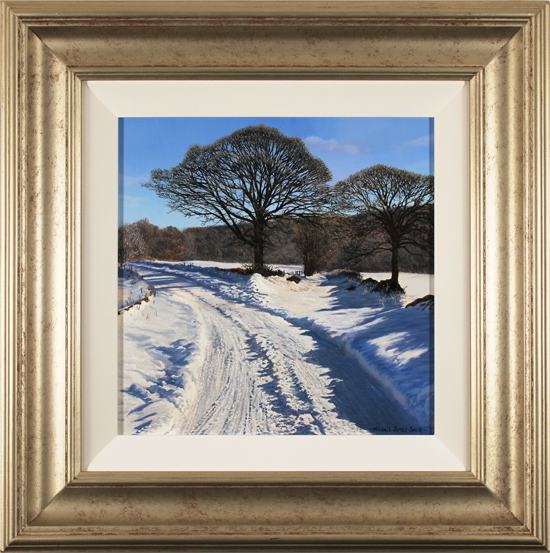 Michael James Smith, Original oil painting on panel, Essex Snow, click to enlarge