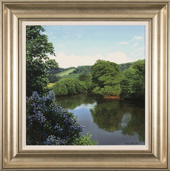 Michael James Smith, Original oil painting on panel, River Flora