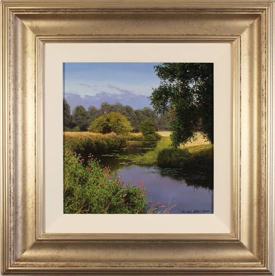 Michael James Smith, Original oil painting on panel, The River Gipping, click to enlarge