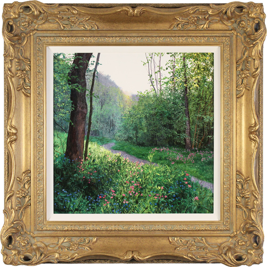 Michael James Smith, Original oil painting on panel, Wildflower Walk, click to enlarge