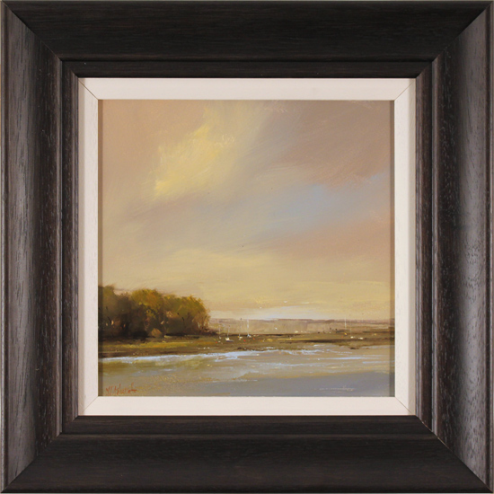 Michael John Ashcroft, ROI, Original oil painting on panel, Receding Tide